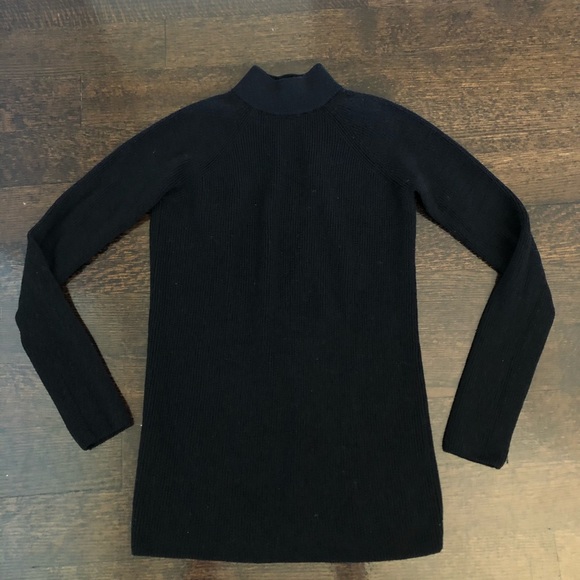 Aritzia / Wilfred black sweater with open back - Picture 3 of 7